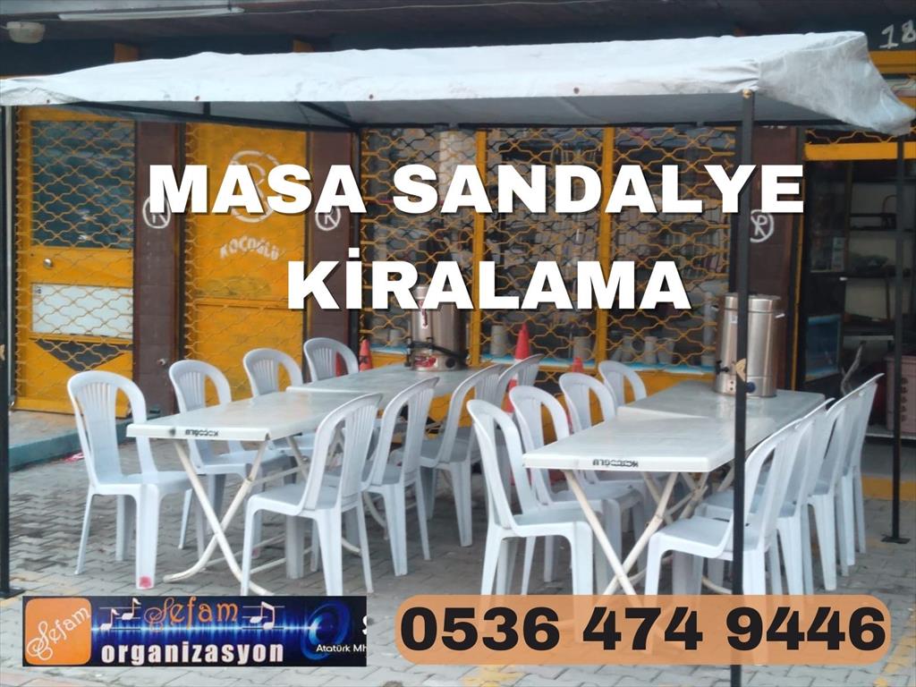 Masa Sandalye Kiralama Resimleri